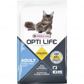 Opti Life Cat Adult Sterilised/Light Chicken