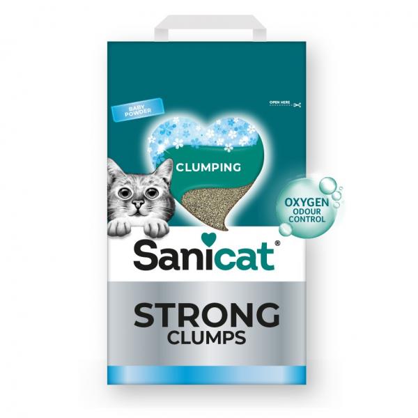 Sanicat Strong Clumps - Baby Powder