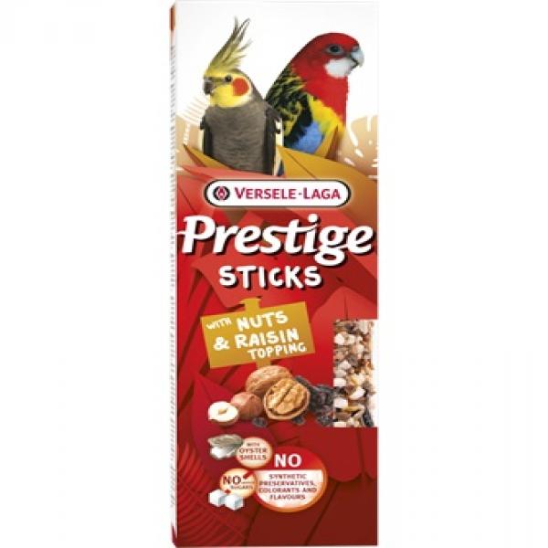 2 sticks Big Parakeets Nuts&Raisin Topping