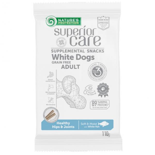 White Dog Healthy Hips&Joints With White Fish