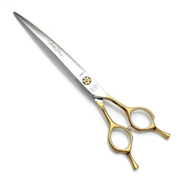 Makaze za šišanje - 18cm - zakrivljene - nerđajući čelik - zlatne