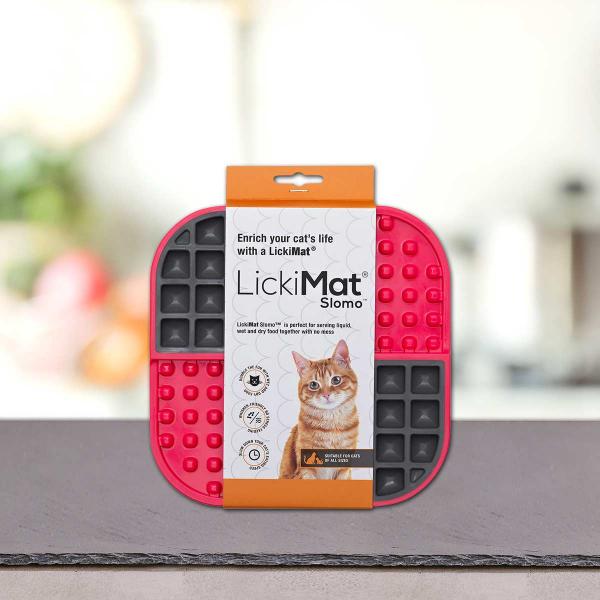 LickiMat Slomo Cat Crvena