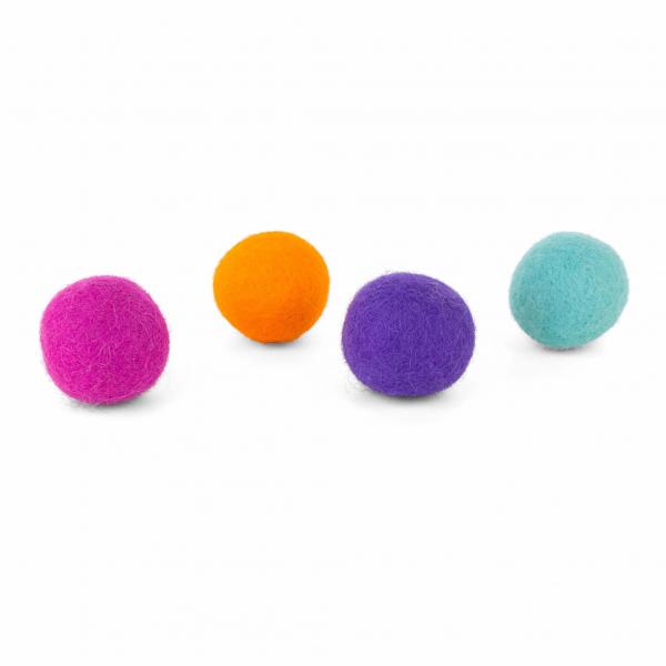 District 70 loptice od filca - GLOW - 4x35mm